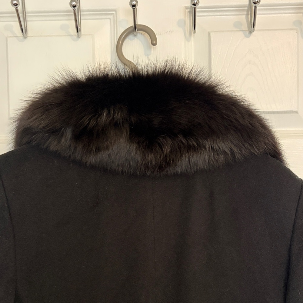Regency Cashmere Saks vintage Elegant Coat with Fur Collar! Classic! W/Hat - Picture 7 of 16